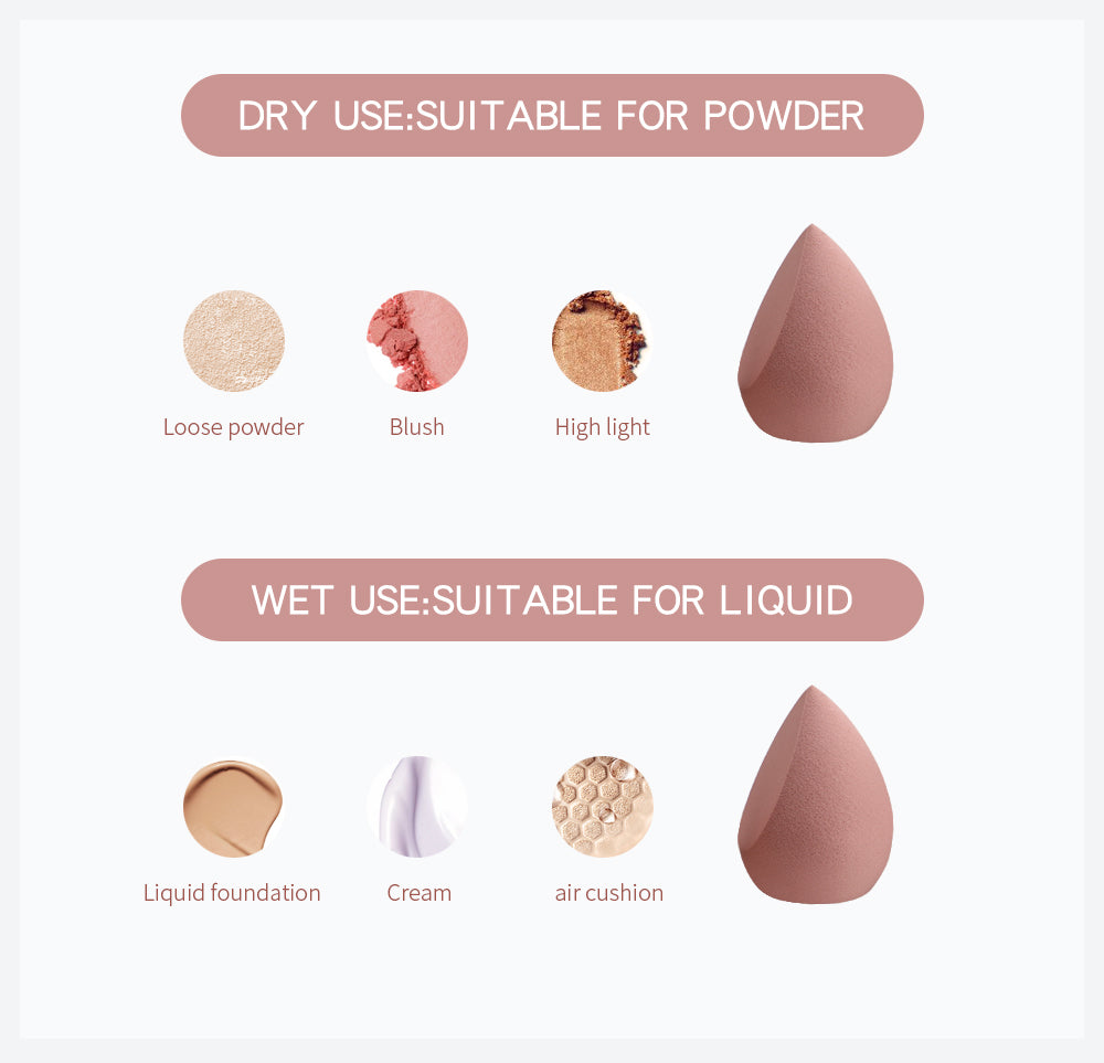 Makeup Sponge/Blender For Foundation Concealer Cream 8pcs