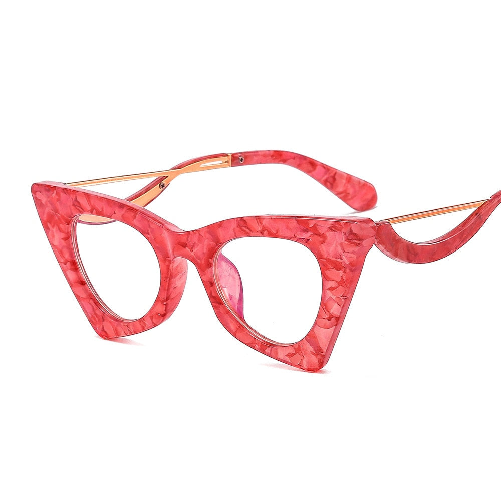 Retro Cat Eye Anti Blue Light Vintage Glasses