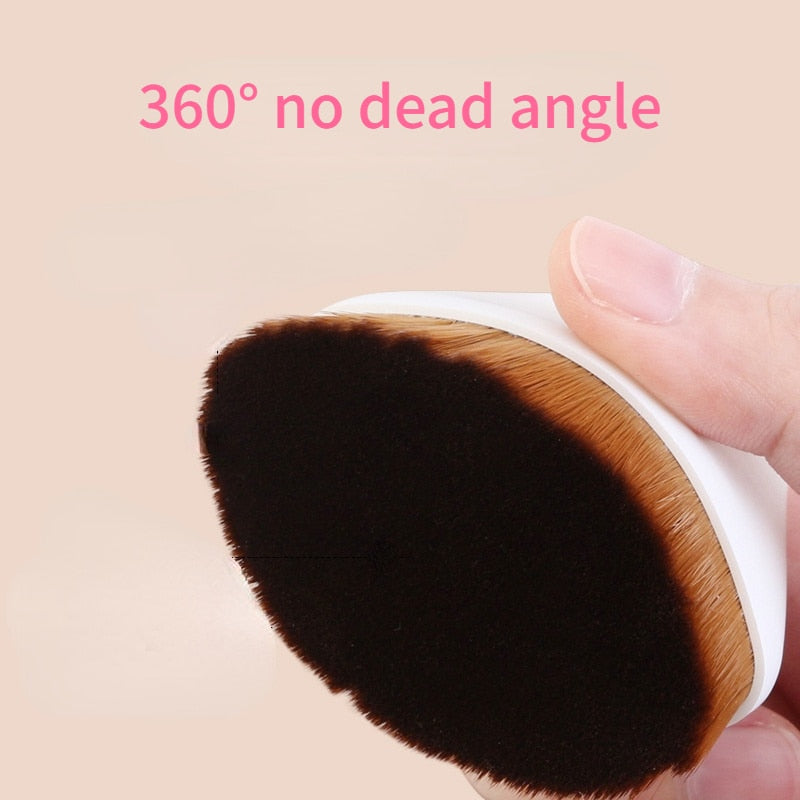 Kabuki Hexagonal Blush Foundation Brush for Cream or Flawless Foundation