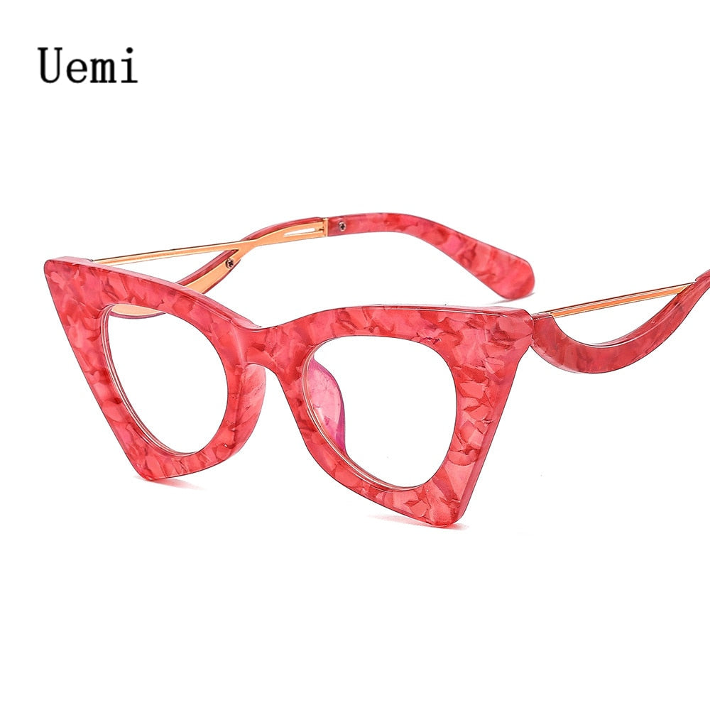 Retro Cat Eye Anti Blue Light Vintage Glasses