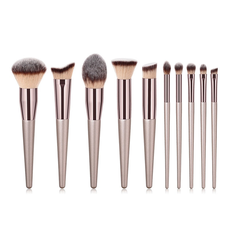 Champagne Makeup Brush Set