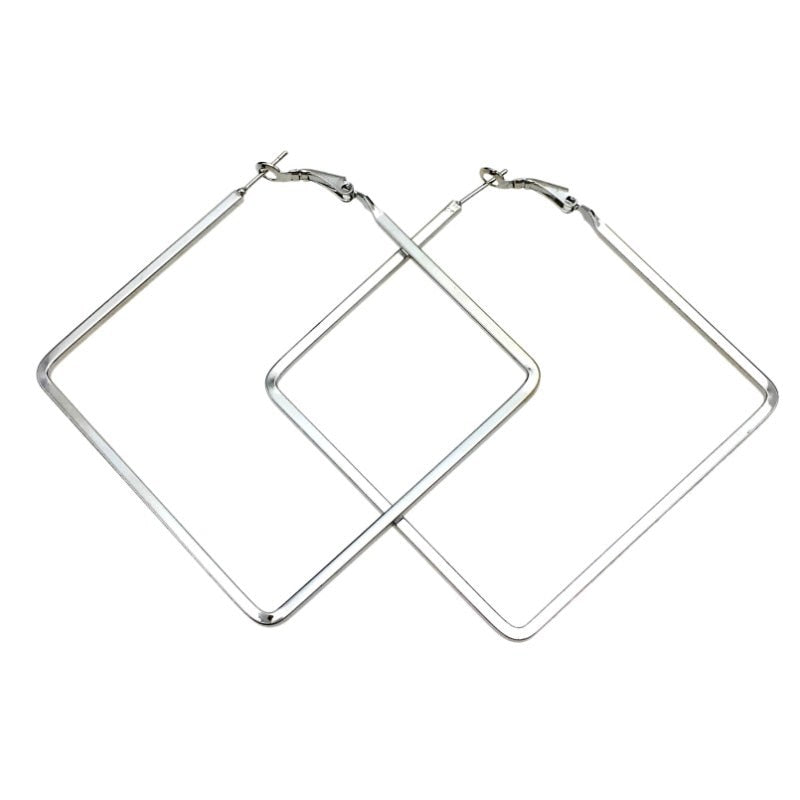 NEW Simple Rectangular Drop Earrings