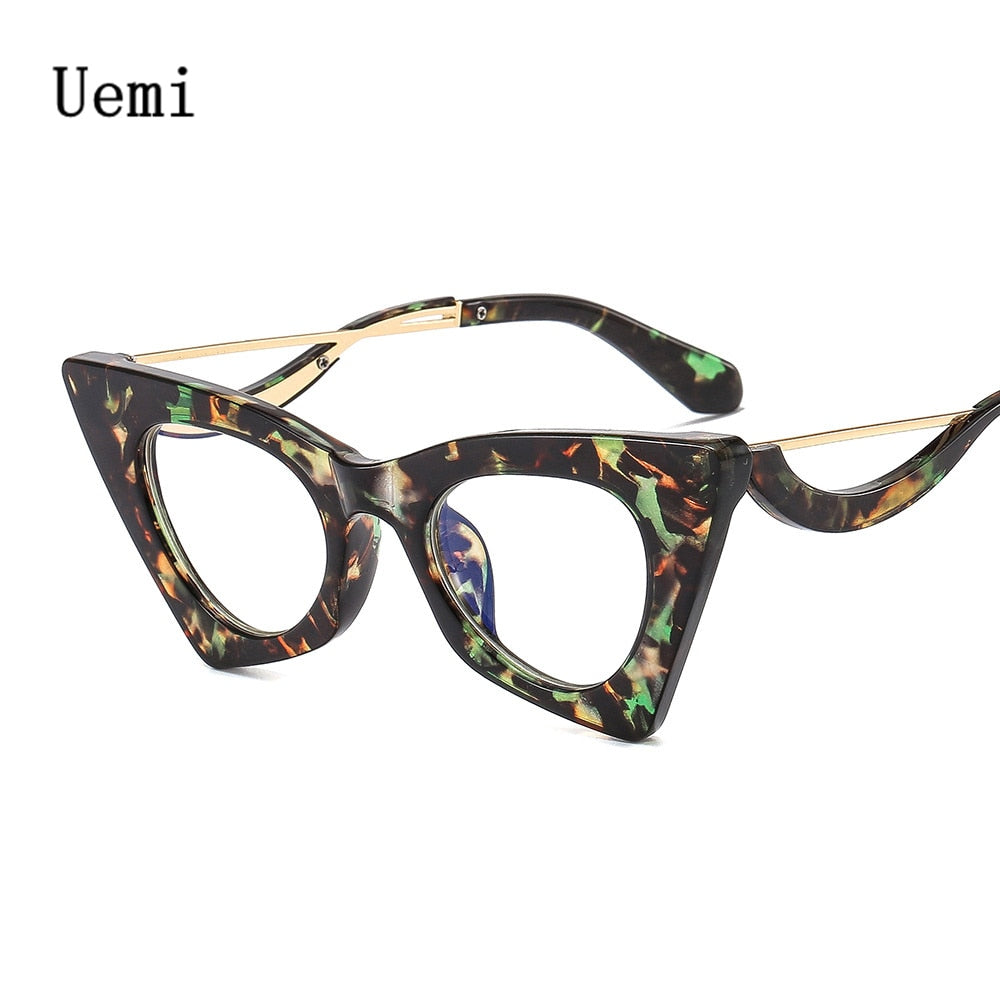 Retro Cat Eye Anti Blue Light Vintage Glasses