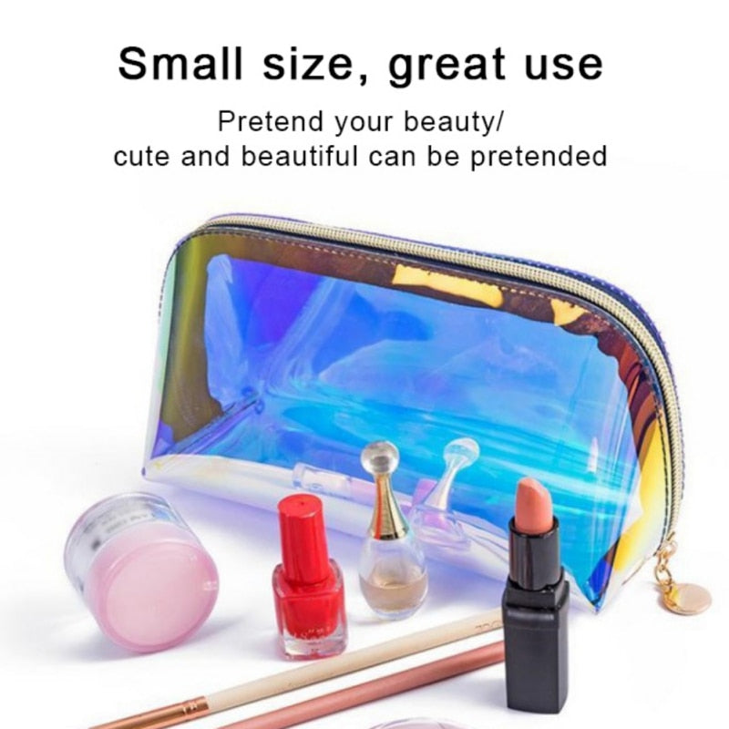 Transparent Waterproof Travel Cosmetic Bag