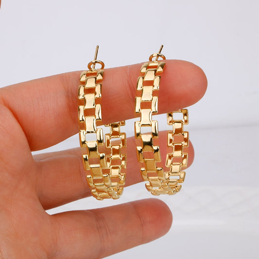 Gold Hoop Earrings