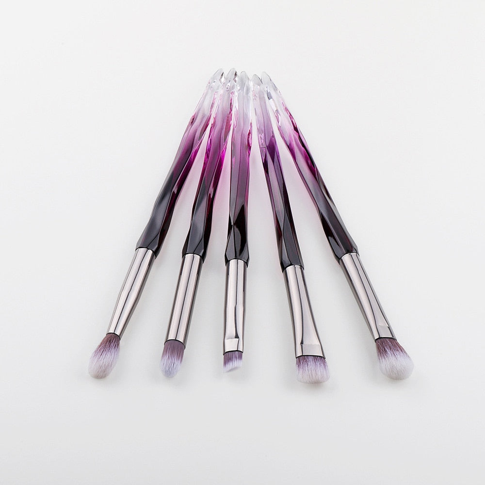 Crystal Makeup Brush Set