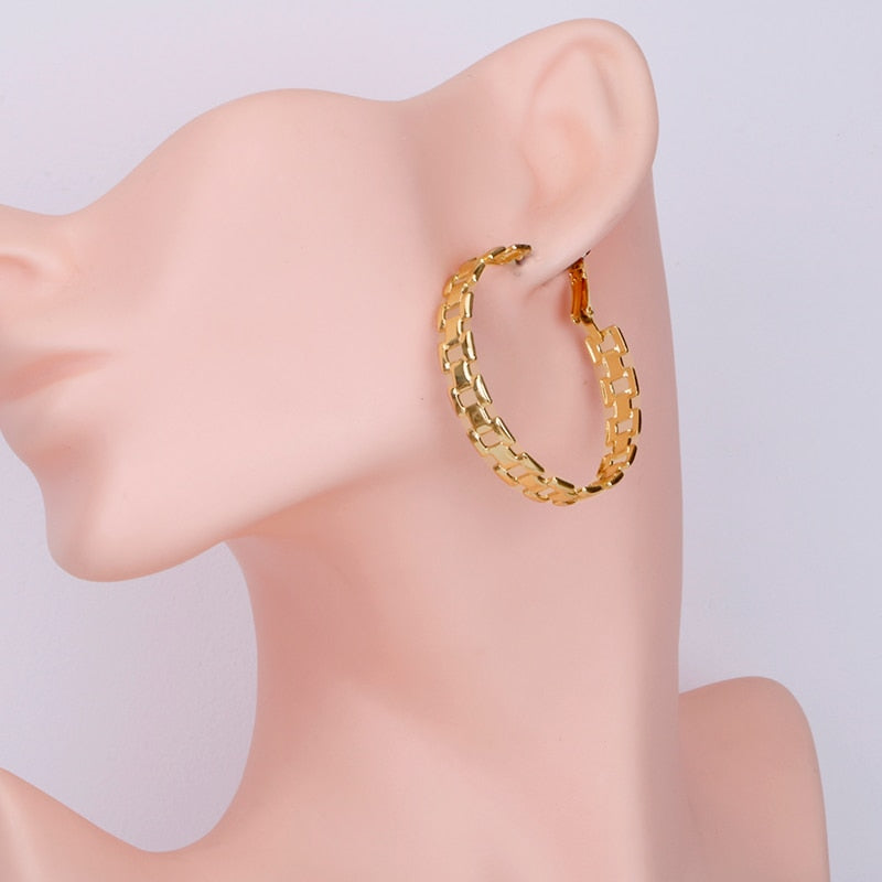 Gold Hoop Earrings