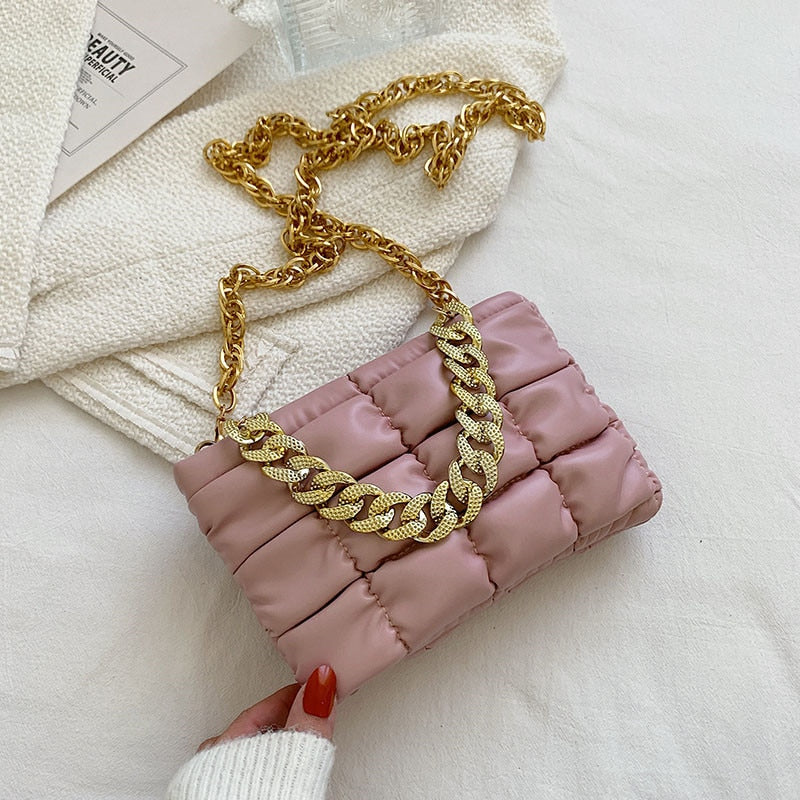 Thick Chain Crossbody Purse