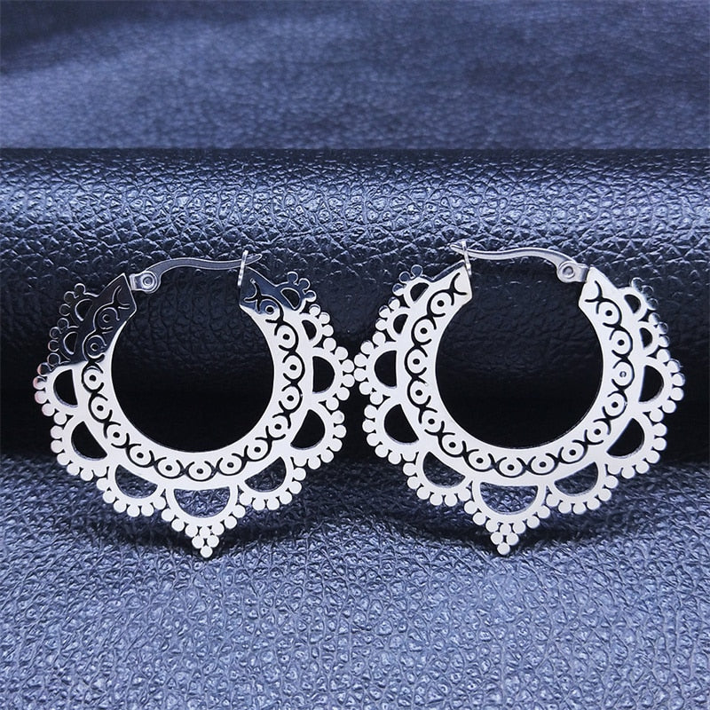 Gypsy Tribal Mandala Earrings