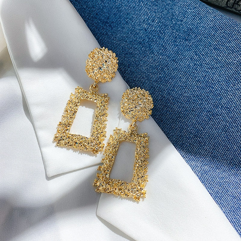 Vintage Geometric  Statement Earrings