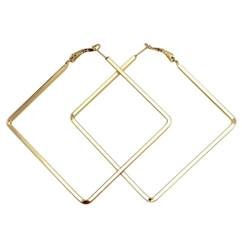 NEW Simple Rectangular Drop Earrings