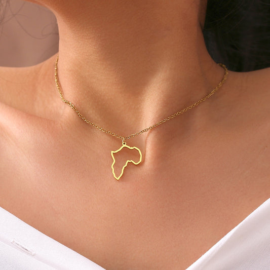 Dainty Africa Chain Necklaces