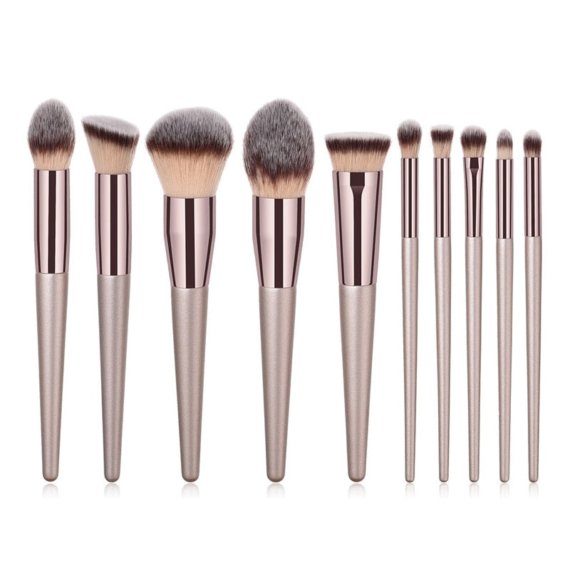 Champagne Makeup Brush Set