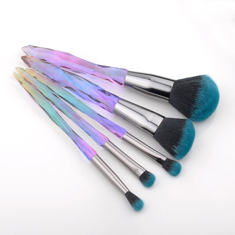 Crystal Makeup Brush Set