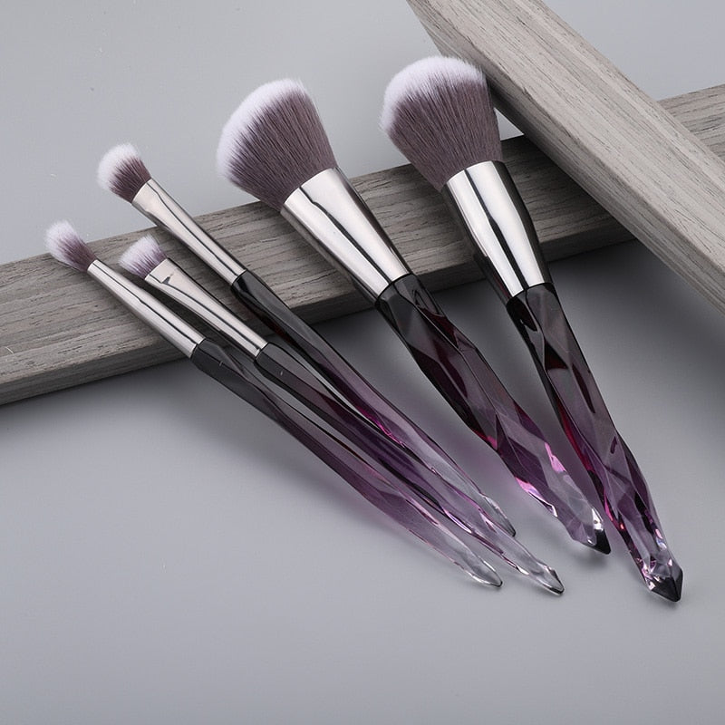 Crystal Makeup Brush Set