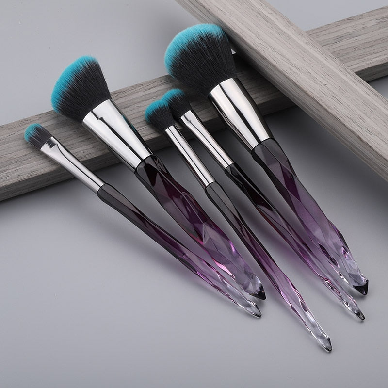 Crystal Makeup Brush Set