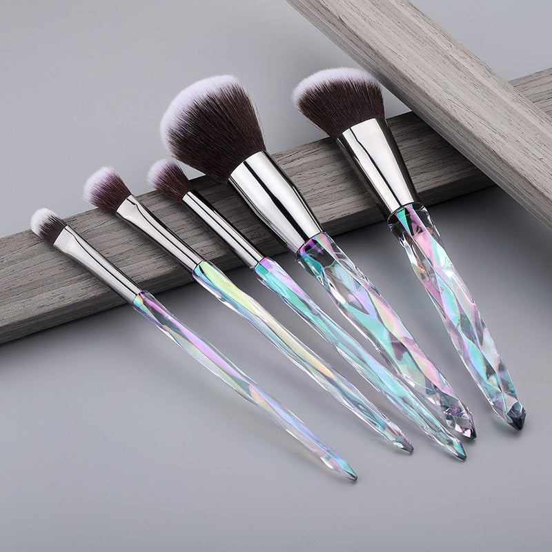 Crystal Makeup Brush Set