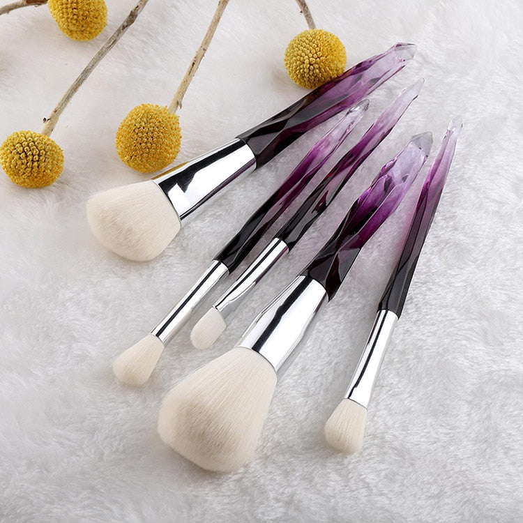 Crystal Makeup Brush Set