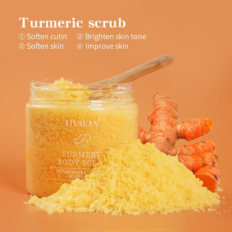 Turmeric Body Scrub Brightening Moisturizing