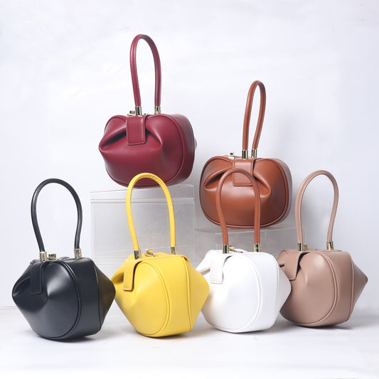 NEW Small Round Leather Purse