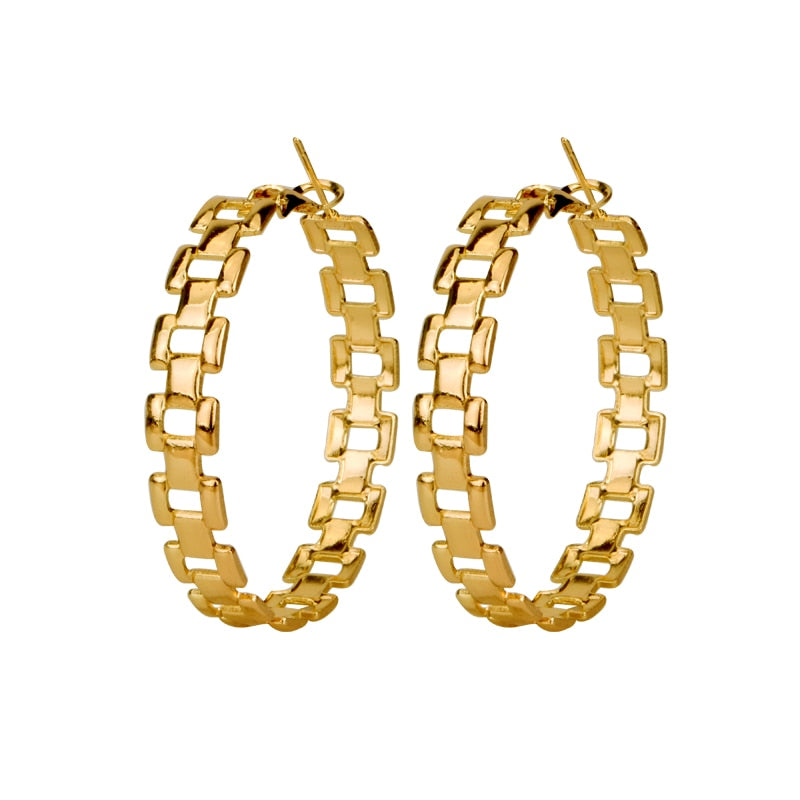 Gold Hoop Earrings