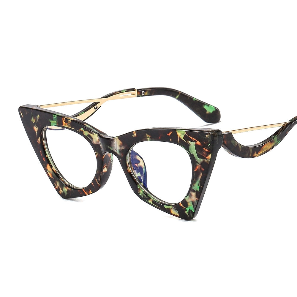 Retro Cat Eye Anti Blue Light Vintage Glasses