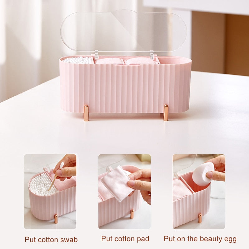 Cosmetics Storage Box Dust-proof