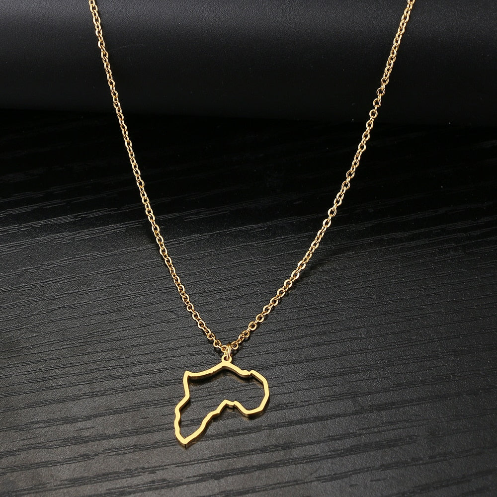 Dainty Africa Chain Necklaces