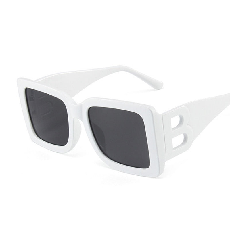 NEW Square Sunglasses Mirrored Black Gradient