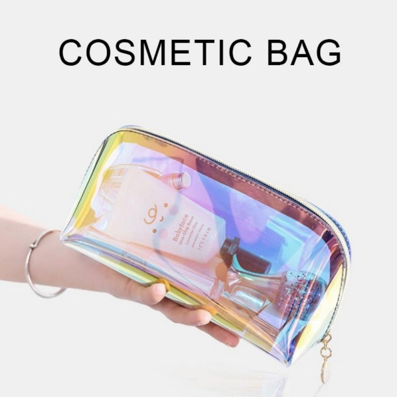 Transparent Waterproof Travel Cosmetic Bag