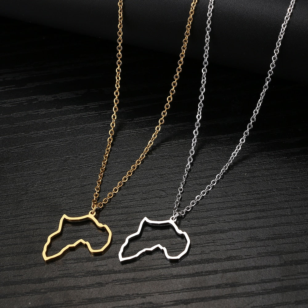 Dainty Africa Chain Necklaces