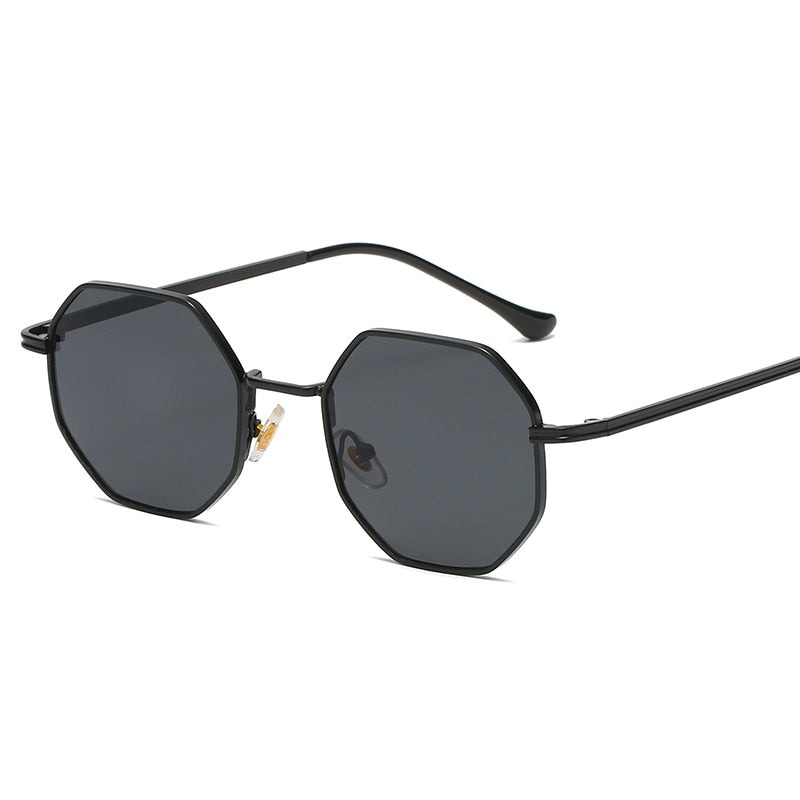 NEW Polygon Metal Sunglasses Vintage Frame