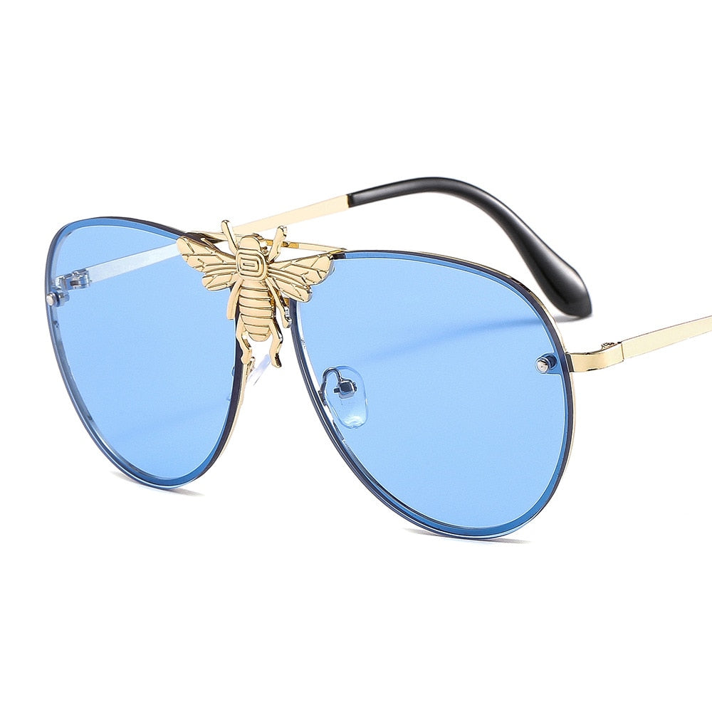 Modern Oversized Bee Sunglasses