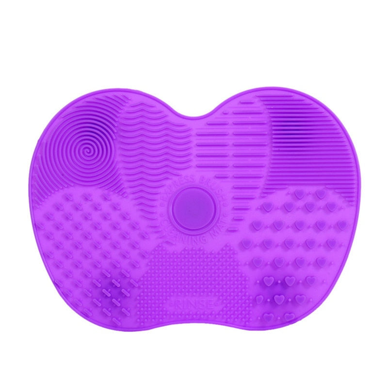 Silicone Cosmetic Brush Cleaning Pad With Suction Cup