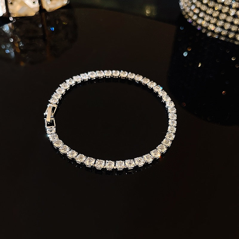 Rhinestone Stainless Steel Bracelet