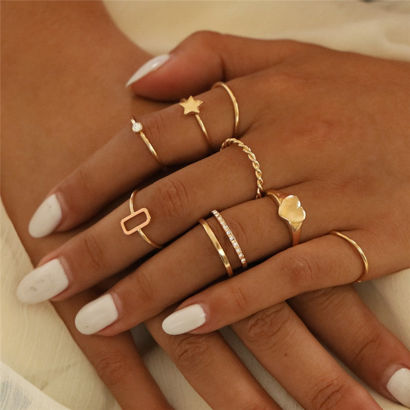 Geometric Knuckle Rings