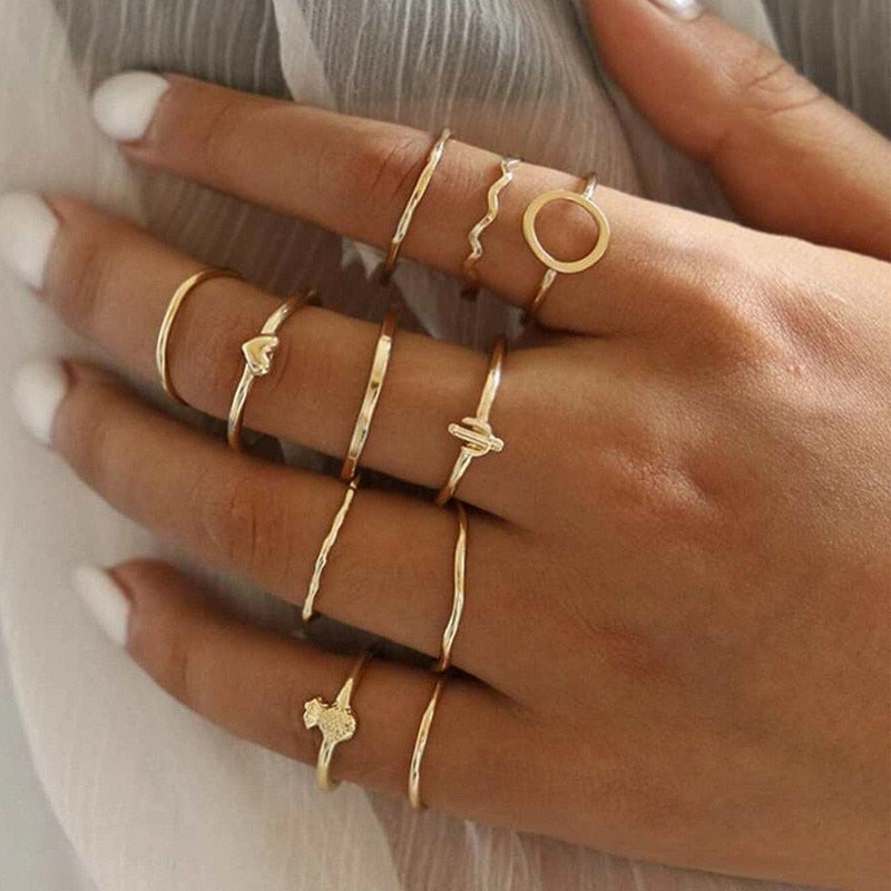 Geometric Knuckle Rings