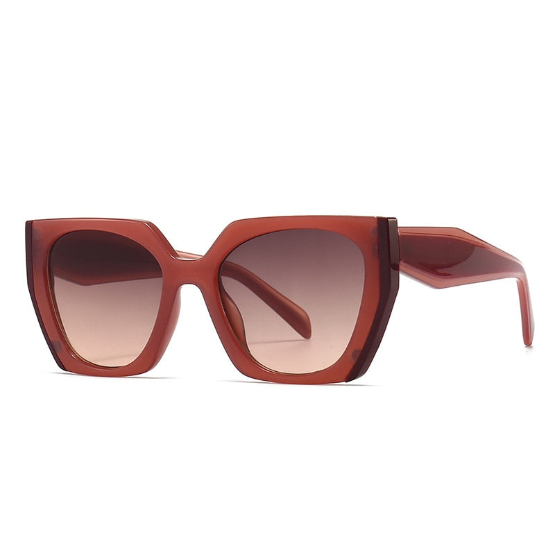 Designer Irregular Square Sunglasses