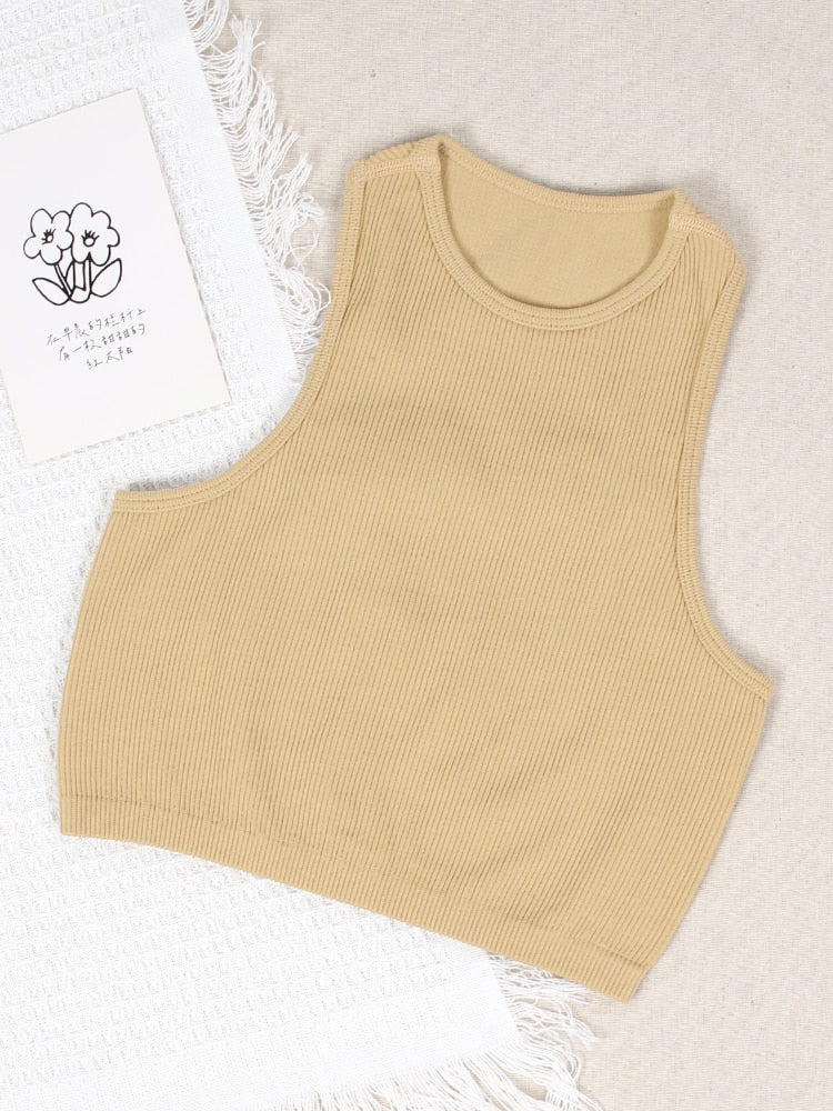 Women Crop Top Seamless Casual Streetwear 10 Colors Available