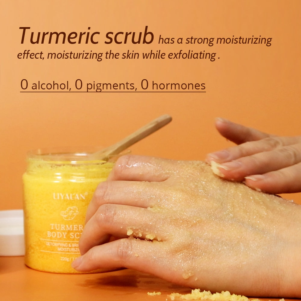 Turmeric Body Scrub Brightening Moisturizing