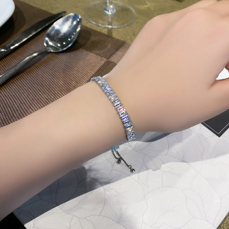 Rhinestone Stainless Steel Bracelet