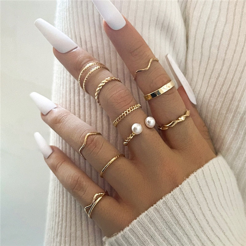 Geometric Knuckle Rings