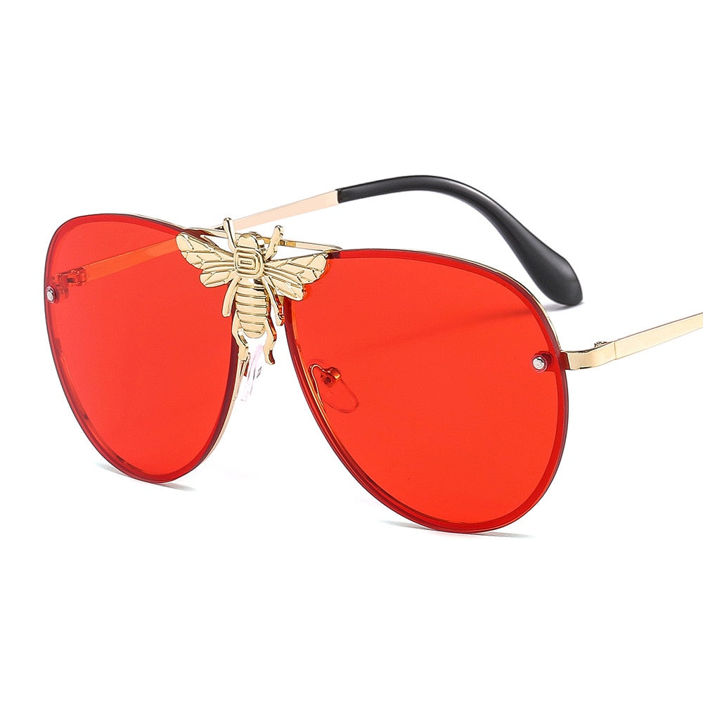 Modern Oversized Bee Sunglasses