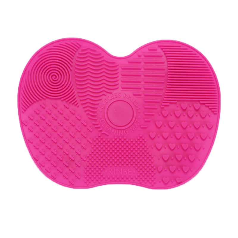 Silicone Cosmetic Brush Cleaning Pad With Suction Cup