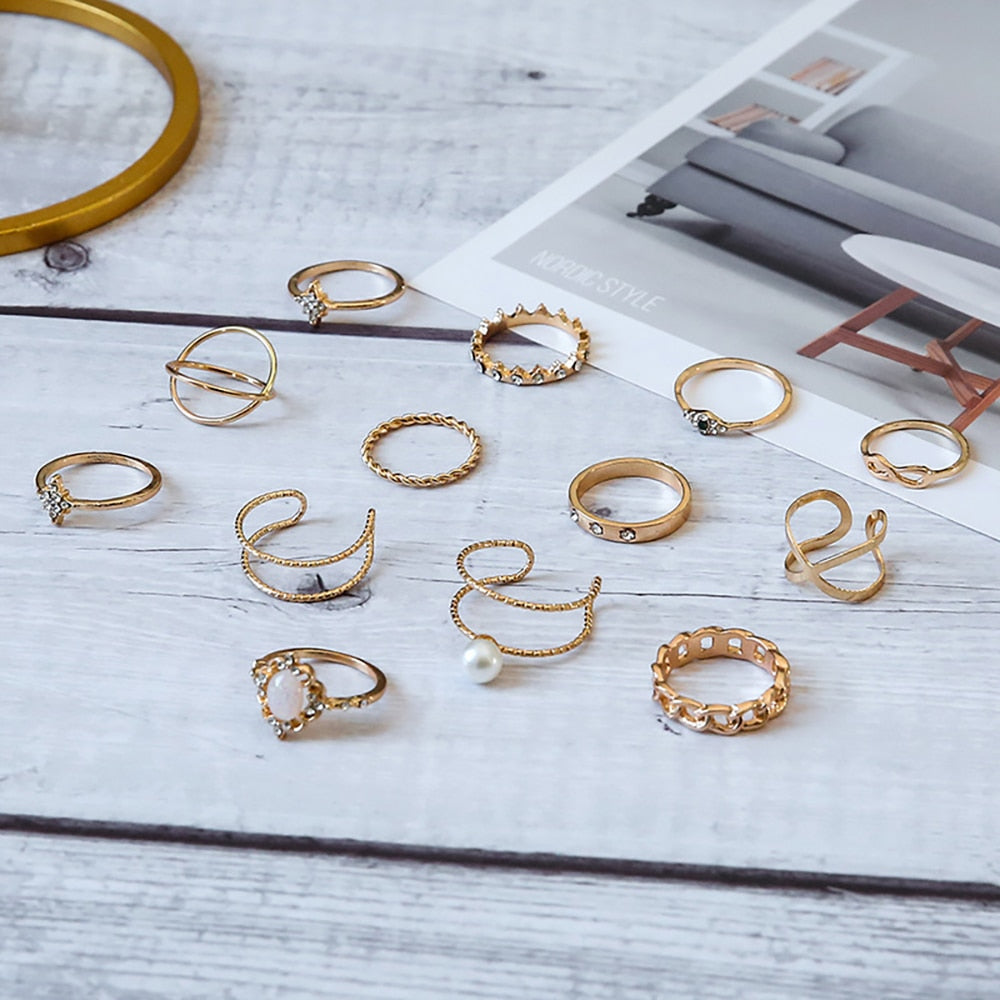 Geometric Knuckle Rings