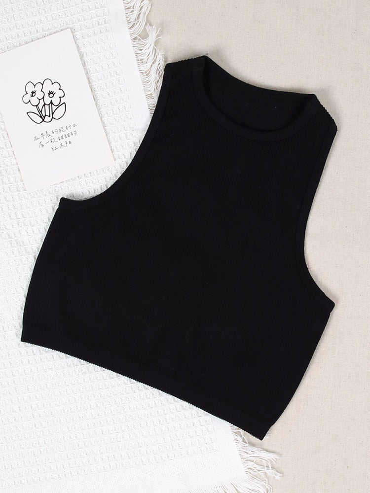 Women Crop Top Seamless Casual Streetwear 10 Colors Available