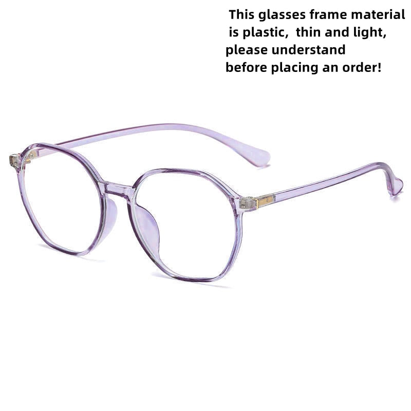 Transparent Reading Glasses High-definition Anti-blue Light Glasses