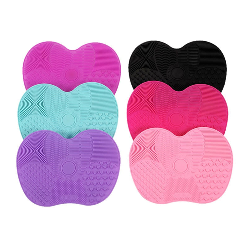 Silicone Cosmetic Brush Cleaning Pad With Suction Cup