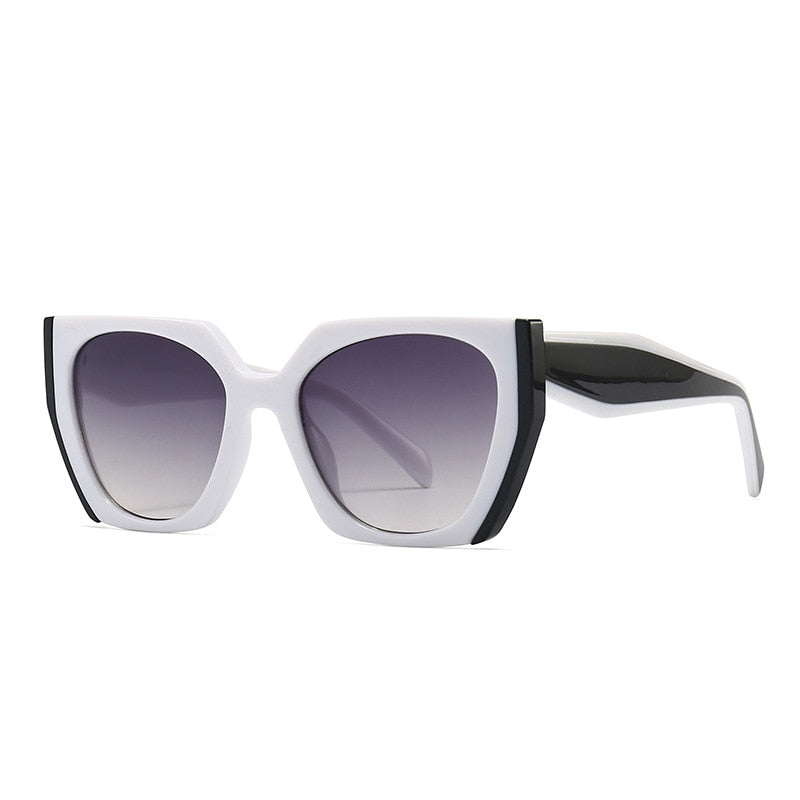 Designer Irregular Square Sunglasses