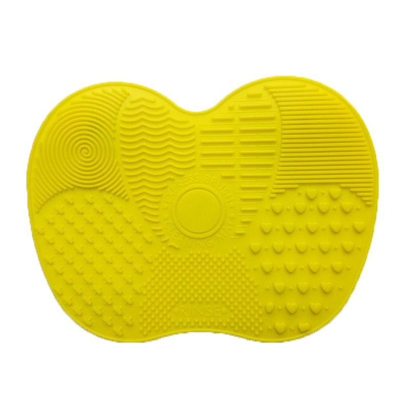 Silicone Cosmetic Brush Cleaning Pad With Suction Cup